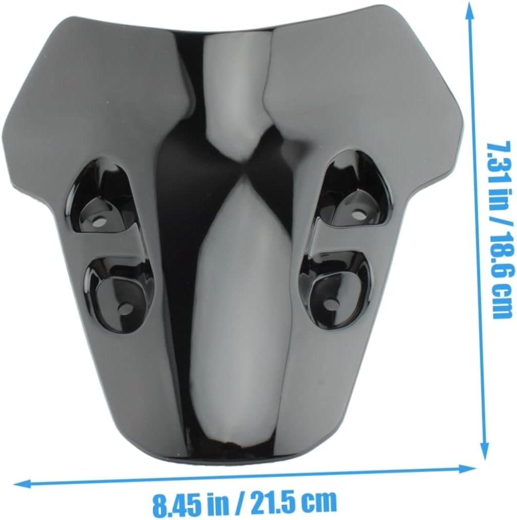 Vaguelly Abs Material Wind Deflector Windshield for Motorcycle Air Flow Screen Refit Accessory image number 2