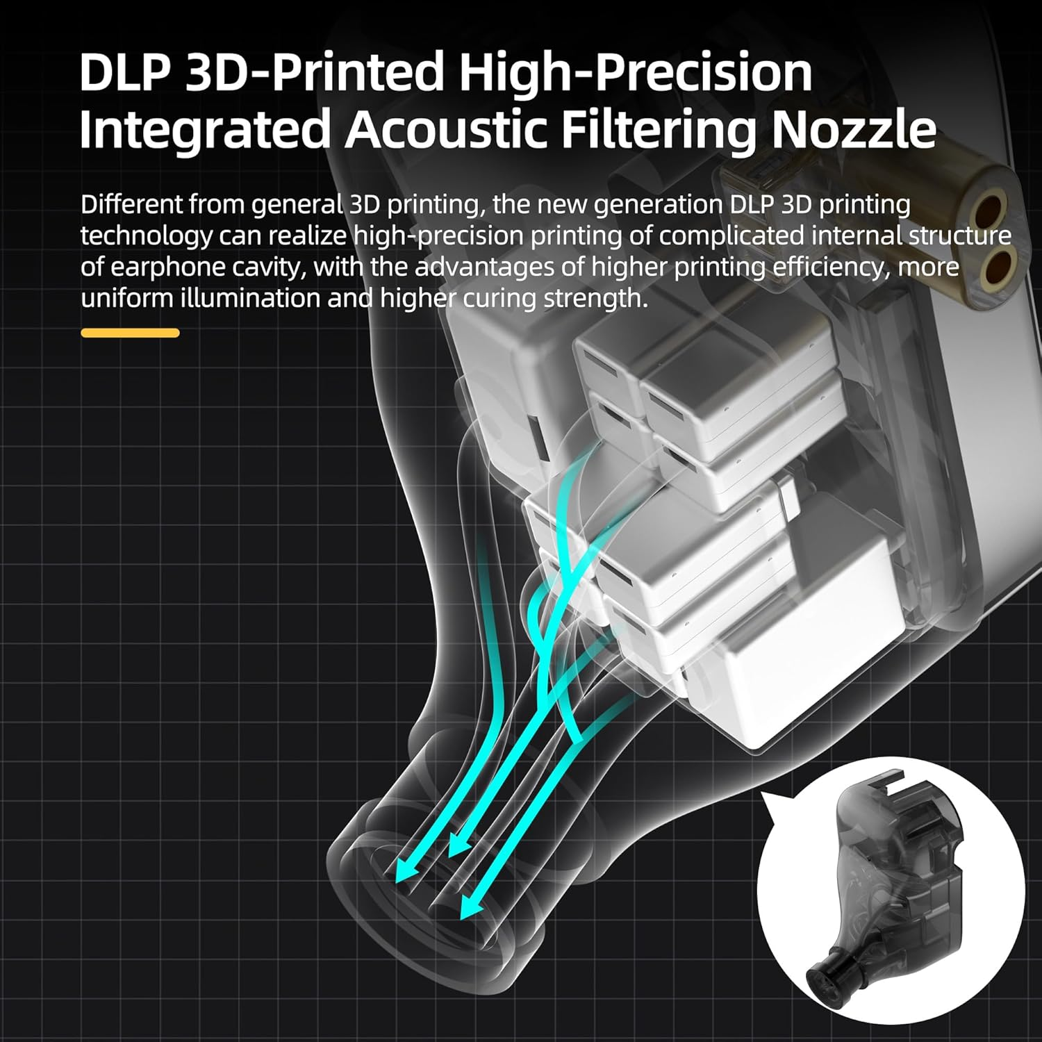 EZEAR KZ AS24 in Ear Headphone,12 BA Units on Each Side Wired Earphone, KZ Monitor Hifi IEM Earbuds Earphone,Musicians IEM Upgrade Deep Bass Suitable for Bass Vocals Pop Folk ACG (Silver, without Mic) image number 4