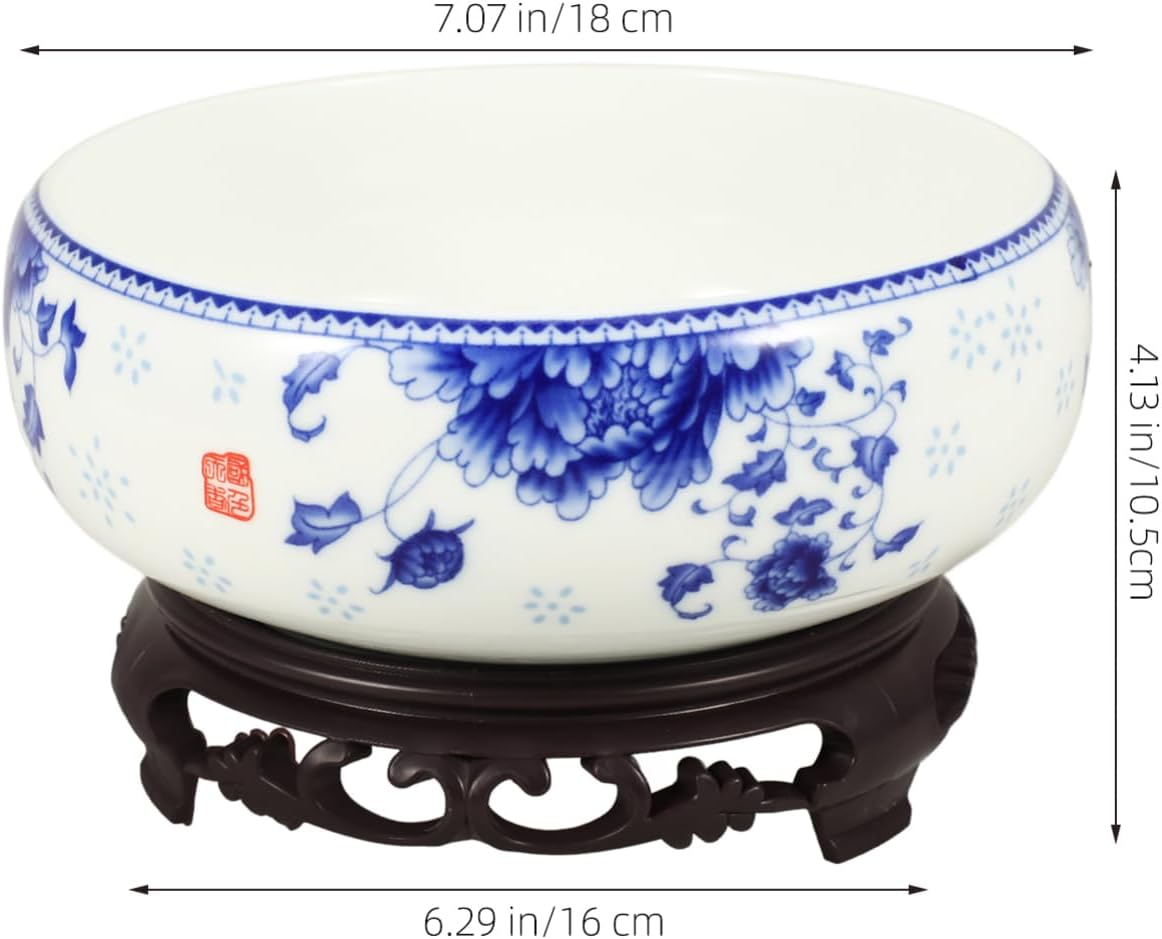 DOITOOL Lotus Bowl Planter Bowl, Water Lily Bowl Lotus Bowls for Planting in Water Indoors, Lotus Planter Bowl for Home Office Garden image number 2
