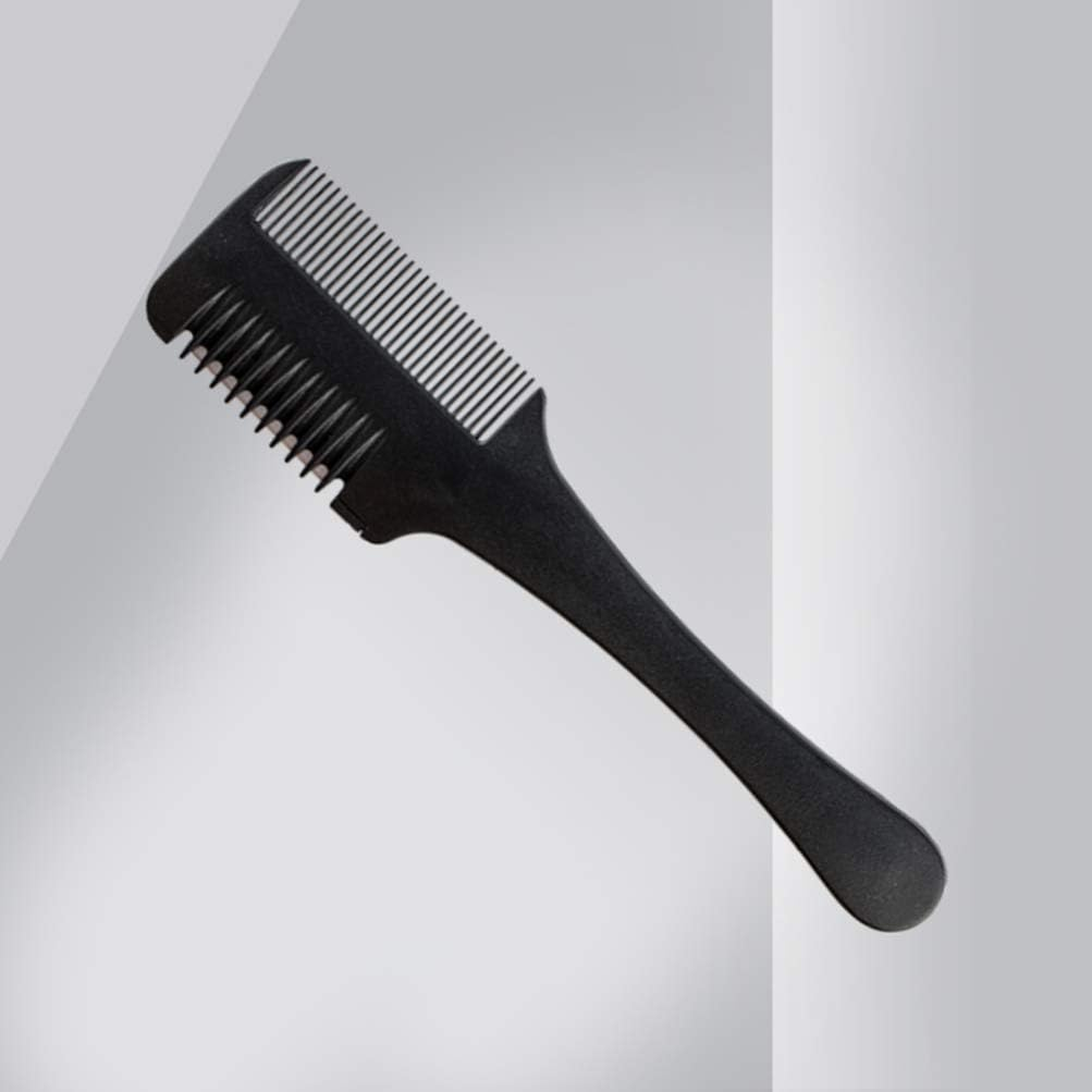 Razor Blade Comb Double Edge Razor Comb for Thinning Hair Hair Cutting Styling Dual End Home Razor Hair Cutting Scissors Comb for Men and Women 3Pcs image number 4