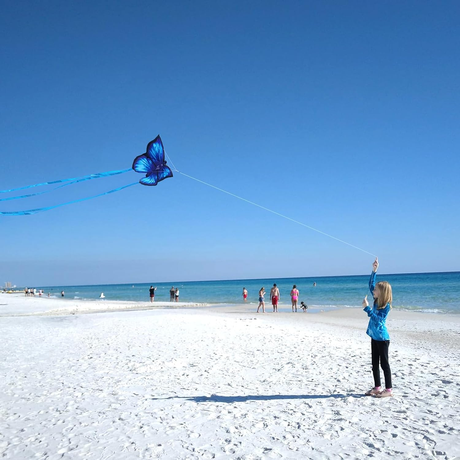 Simxkai Rainbow Delta Kite Butterfly Kite Octopus Kite Pocket Kite for Kids Adults Easy to Fly (2/3/4 Pack) image number 6