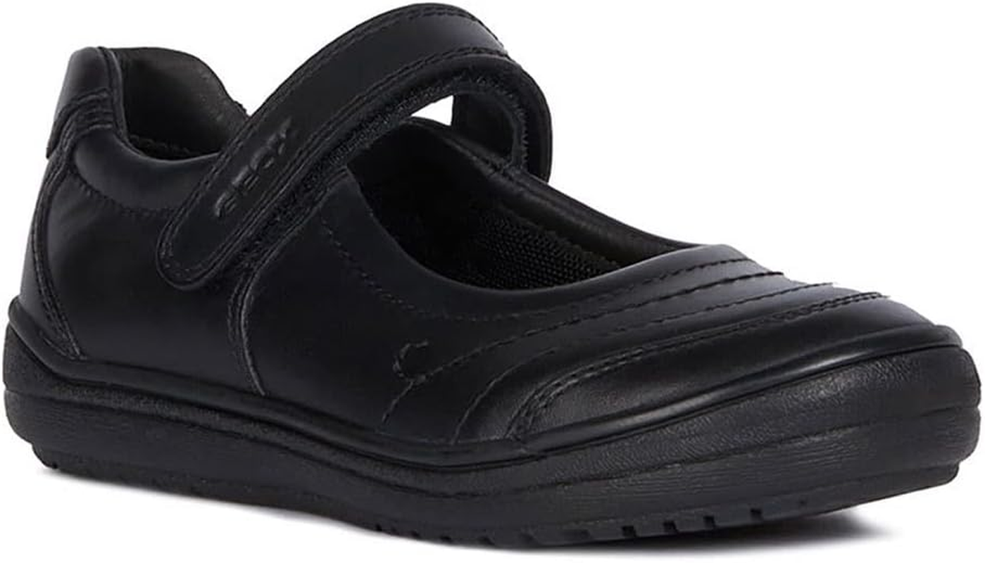 GEOX Girls&rsquo; J HADRIEL Ankle Strap Ballet Flats, Black (Black C9999) image number 4
