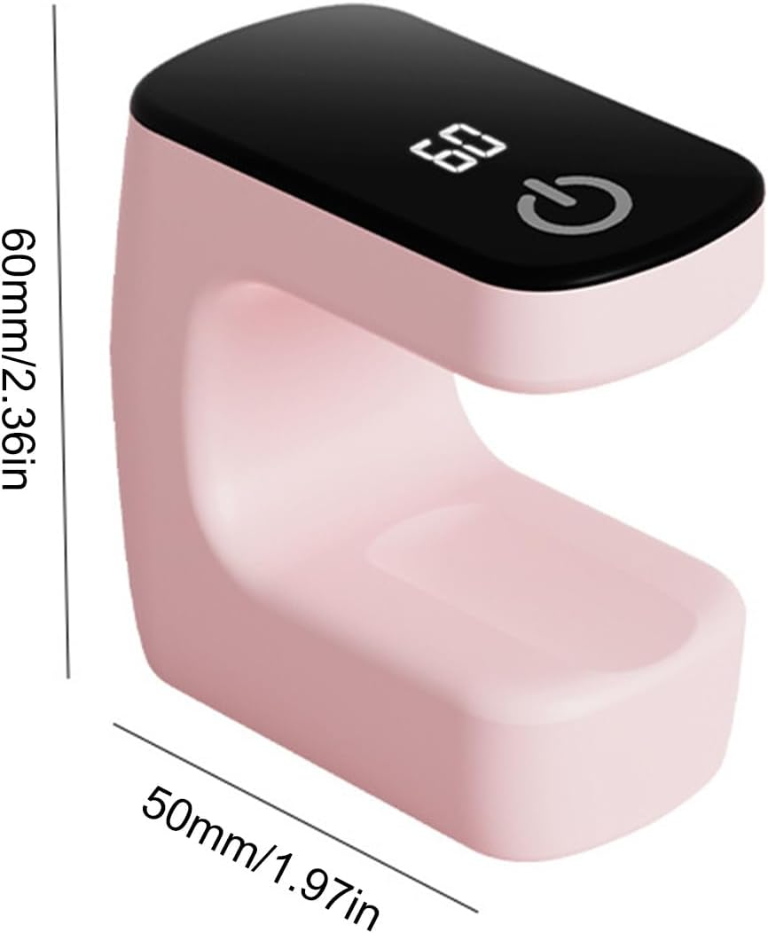 UV Nail Lamp - UV Lamp Gel Nail Polish - Manicure Curing Light for Home Salon Women Girls Students Enthusiasts Busy Professionals Beauty Lovers Travel - Pink image number 5