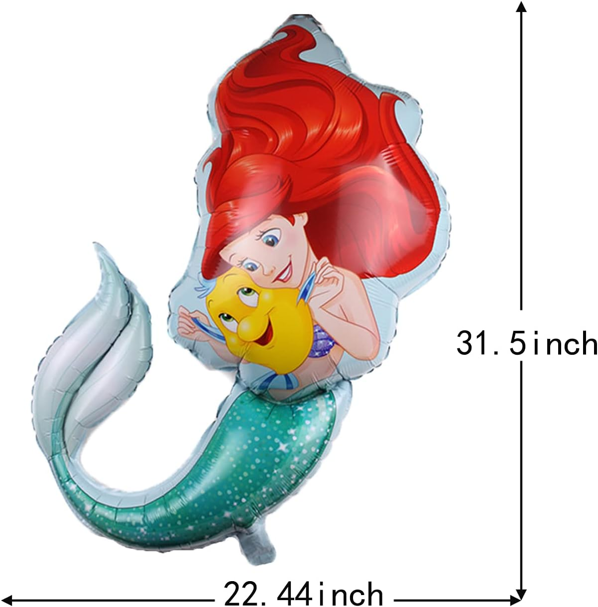 Little Mermaid Balloons Party Supplies Princess Mermaid 5Th Birthday Balloon Bouquet Decorations (Mermaid 5Th Birthday) image number 1