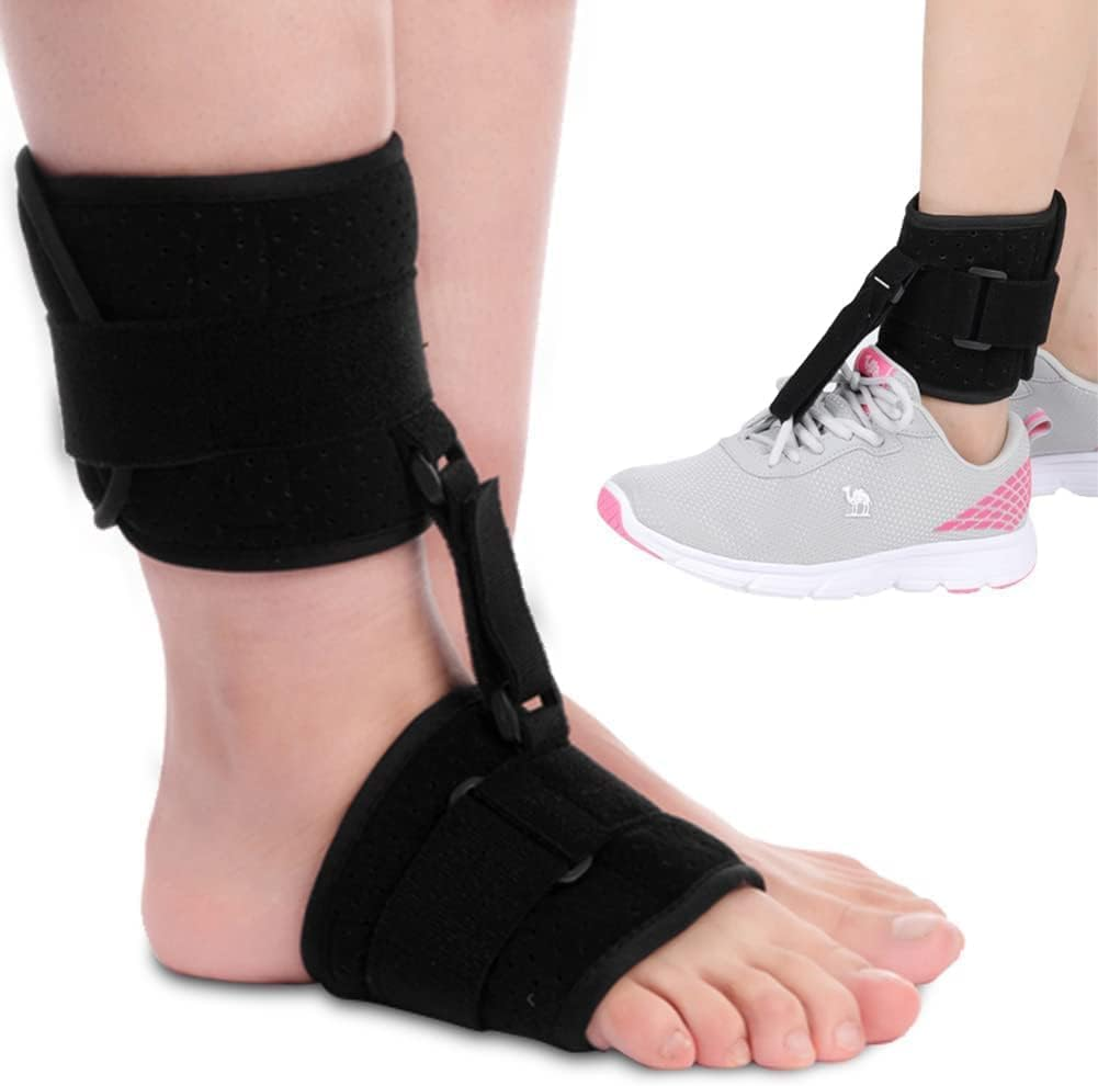 1 Pcs,Adjustable Corrector for Pain Relief, Ankle Foot Support Drop,Brace Orthosis,Plantar Fasciitis Dorsal Night & Day Splint Stabilizer image number 3