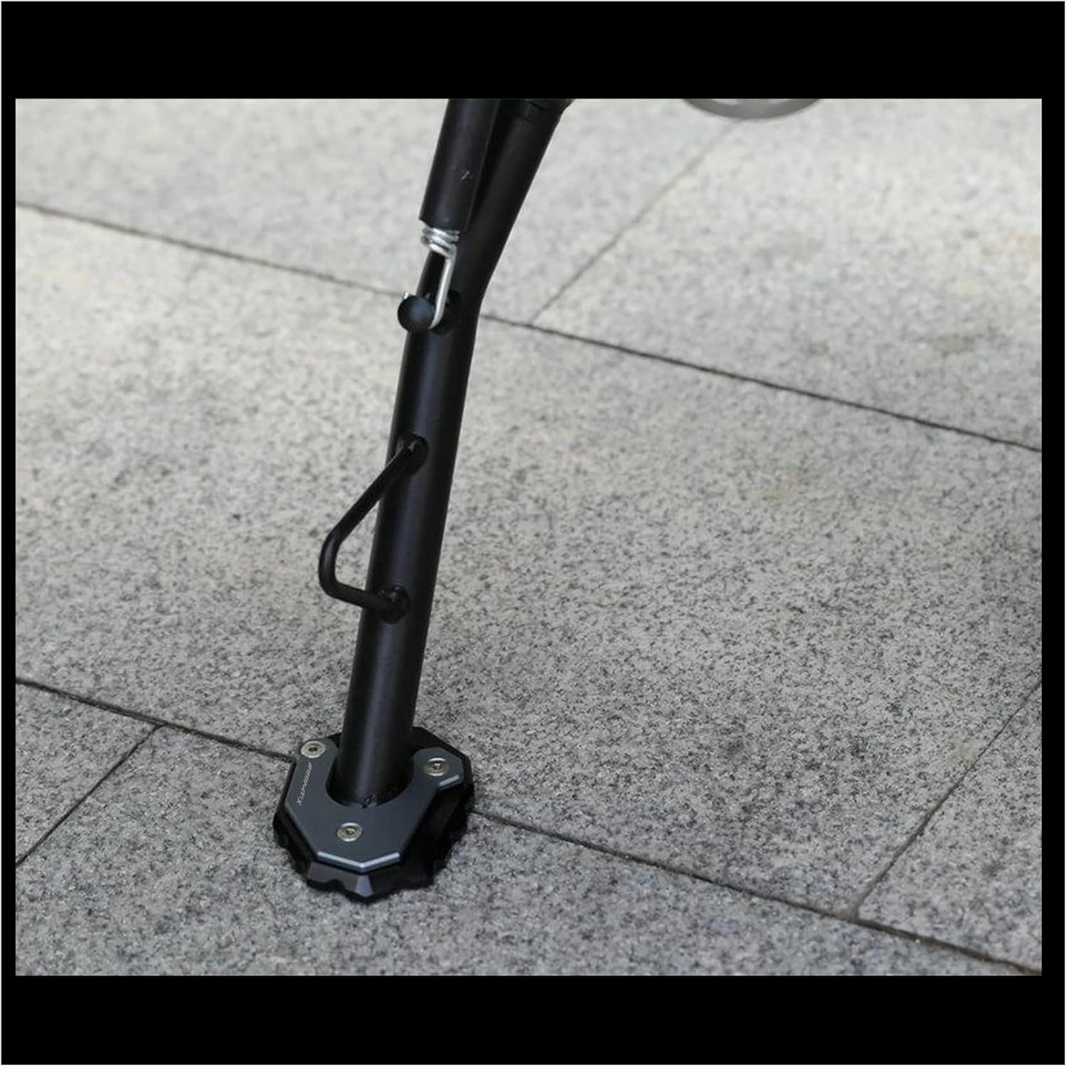 Compatible with CFMOTO 800MT-X 800MTX 2024 2025 Motorcycle CNC Kickstand Foot Side Stand Extension Pad Support Plate Pedal Footrest 800 Mt-X(Black) - Grey image number 6