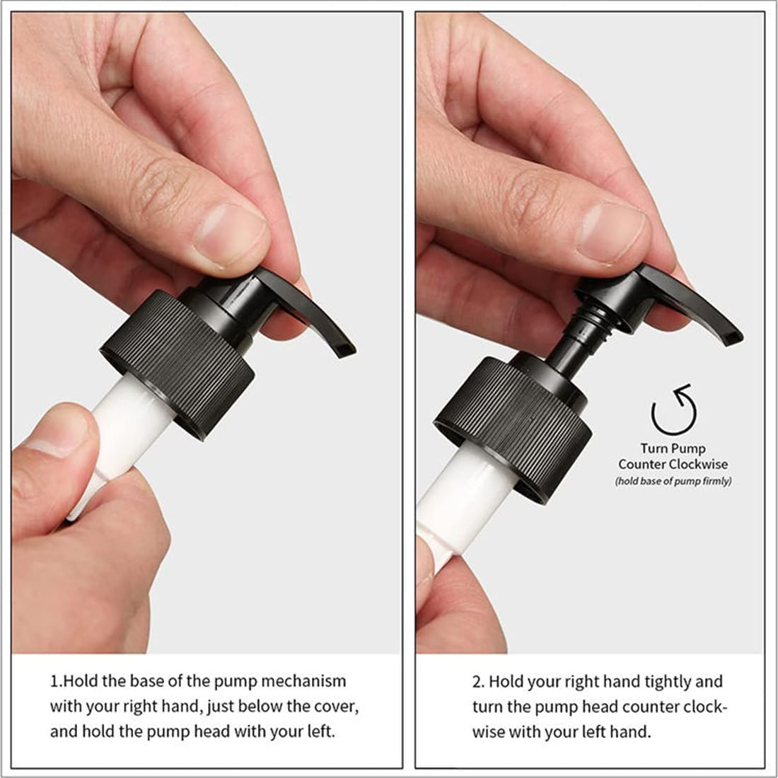 AXIM Glass Soap Dispenser Set,Versatile Lotion Liquid Soap Dish Dispenser,2 PCS 500Ml Shampoo Lotion Hand Soap Dispenser for Kitchen Deco,Bathroom, Countertop (Black+White) image number 3