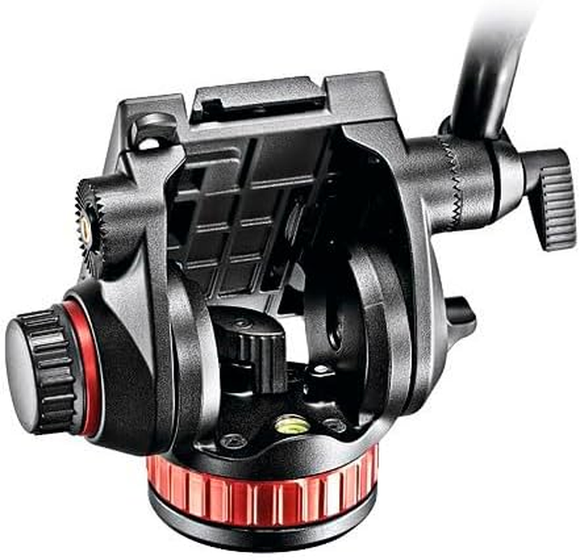 Manfrotto 502 MVH502AH Fast Fluid Video Head with Flat Base, Black