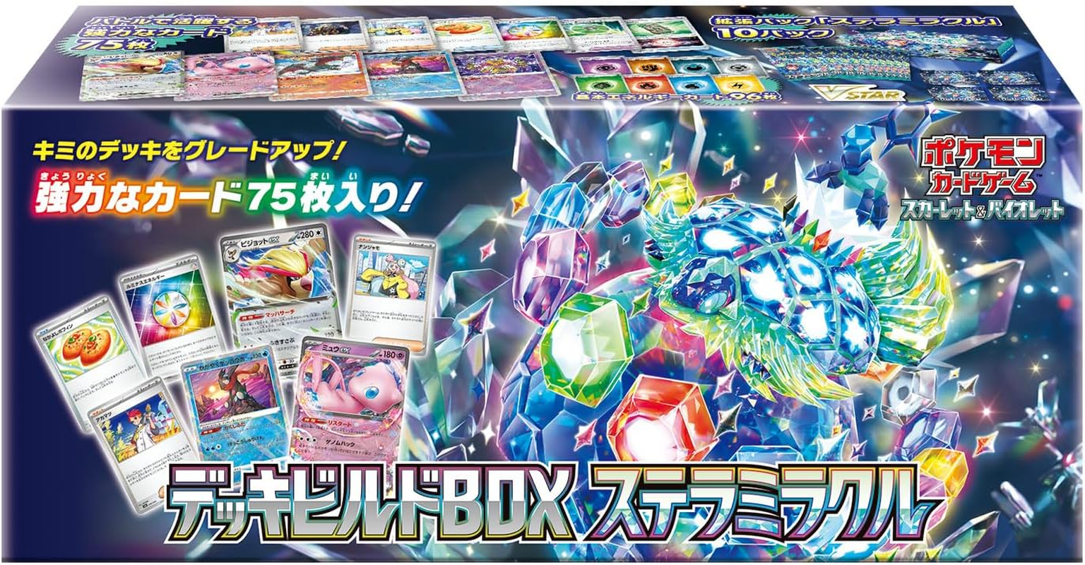 Pok&eacute;mon Card Game Scarlet & Violet Deck Build Box Stella Miracle (Japanese Version)
