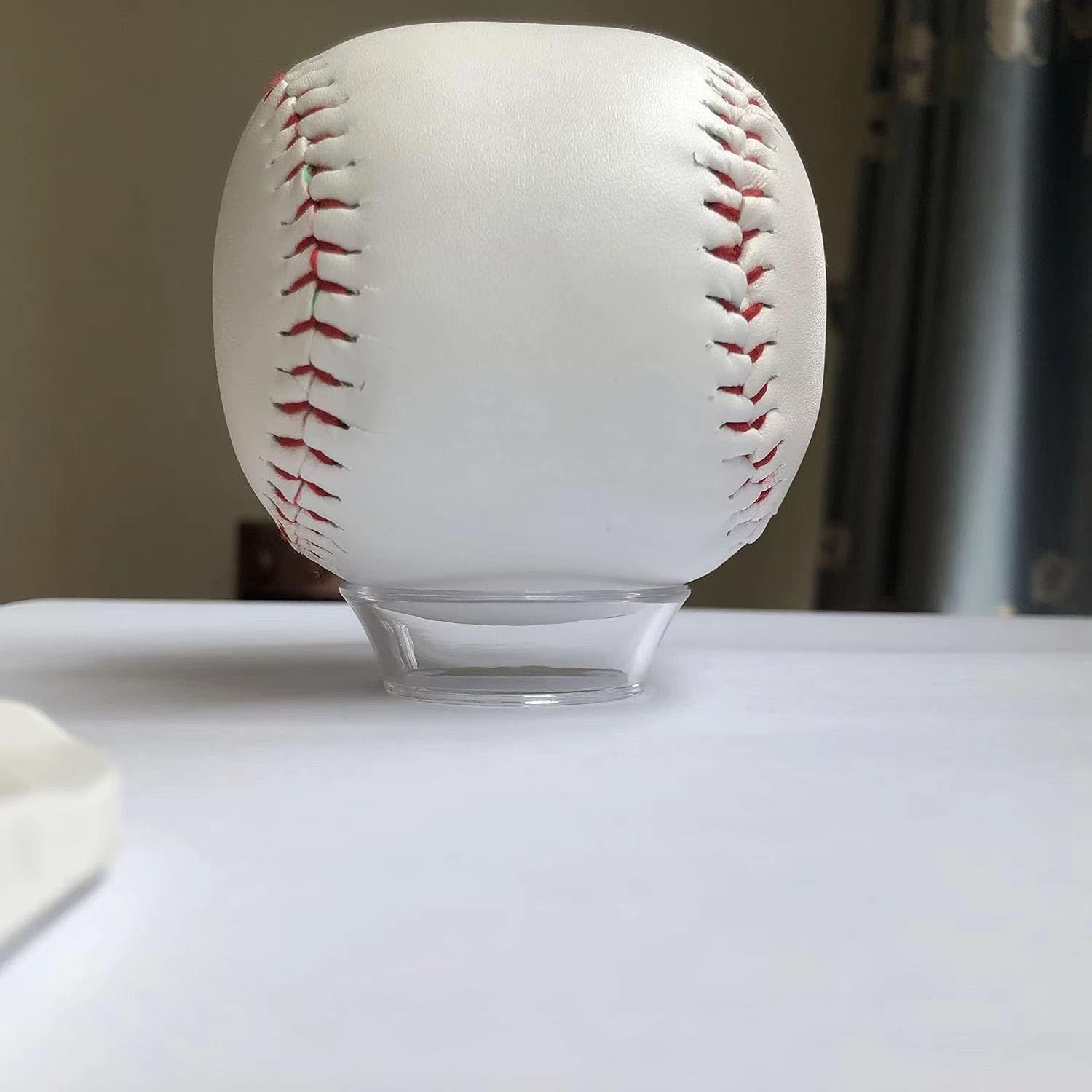 10Pcs Clear Baseball Stand,Clear Ball Stand Holder,Sports Ball Display Rack,Round Baseball Stands Display Holders for Golf Ball Softball Baseball Tennis Ball image number 1