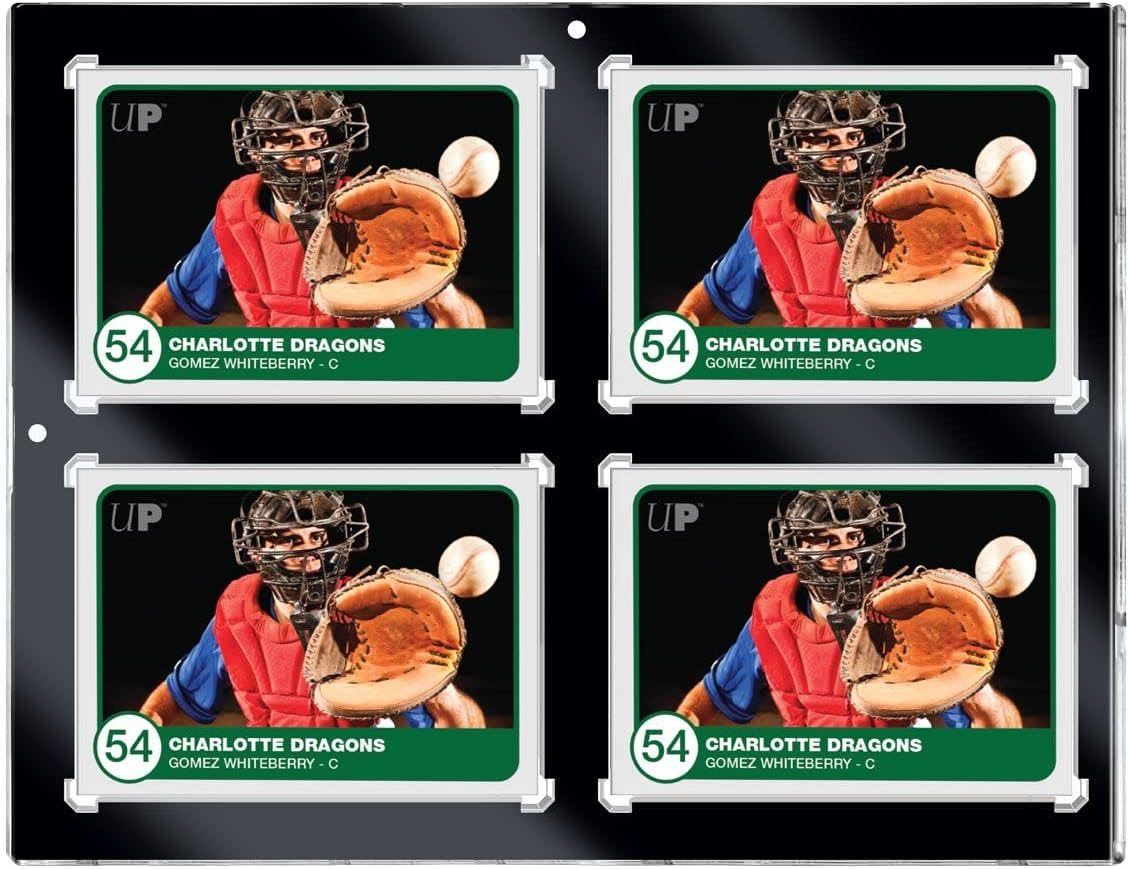 Ultra Pro 35PT 4-Card Black Border UV One-Touch Magnetic Card Holder image number 2