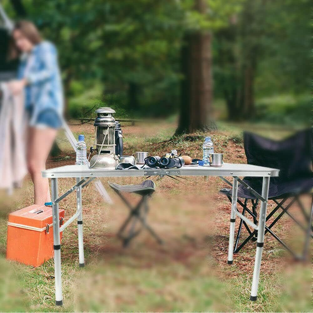 Aluminium Folding Camping Table Portable Picnic Outdoor Foldable Tables BBQ Desk image number 4