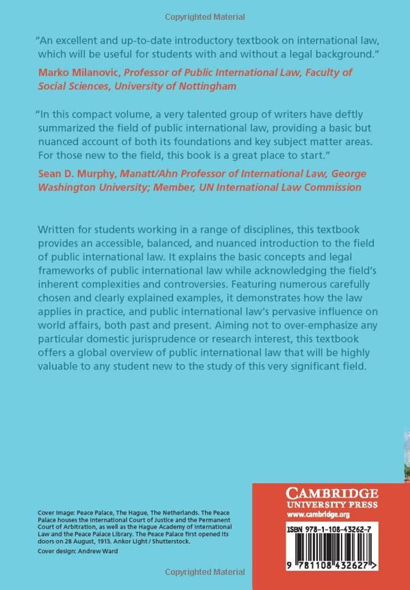 Cambridge an Introduction to Public International Law Book - Paperback - 03 March 2022 image number 2