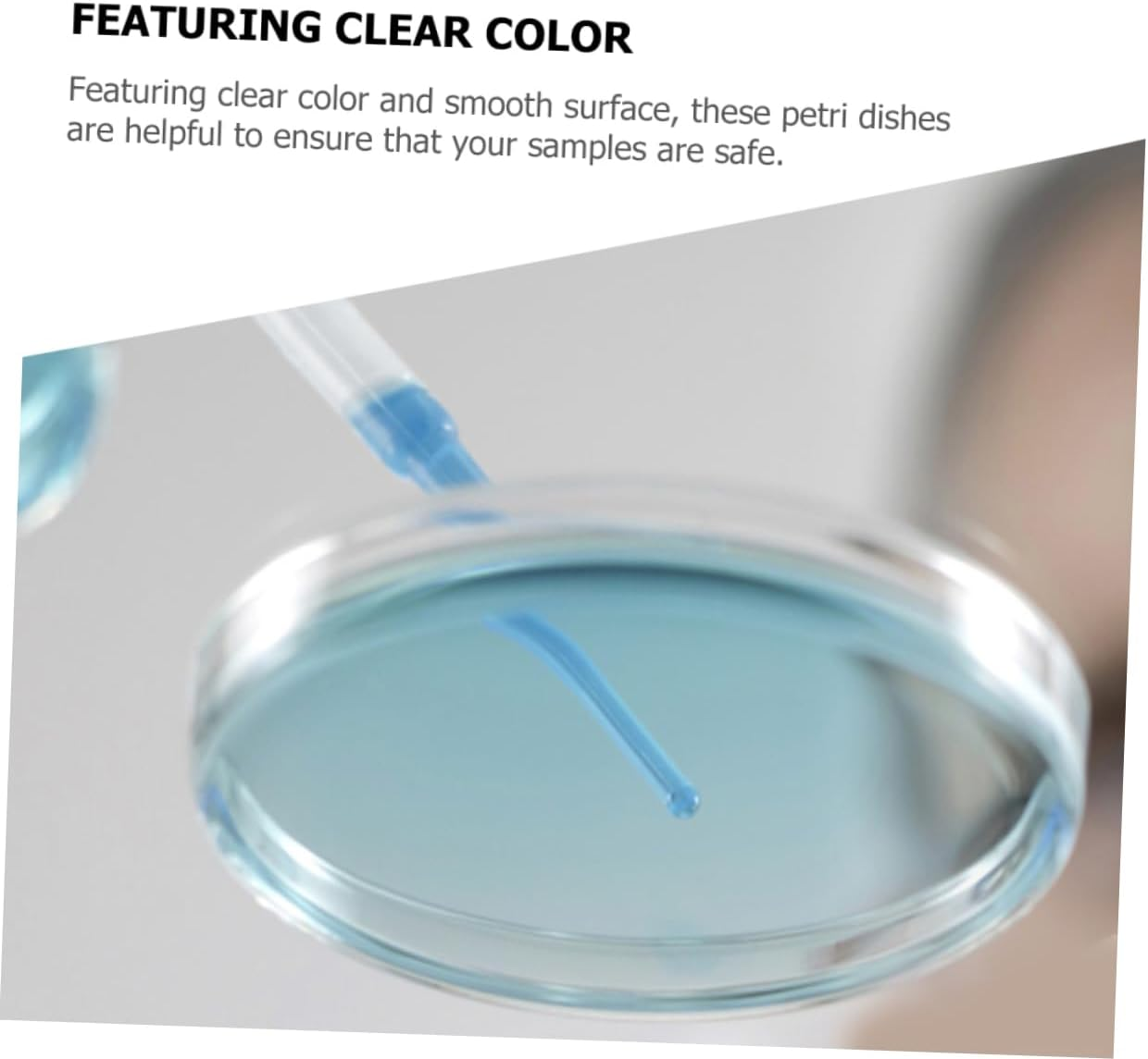 STOBOK 10Pcs Culture Plate Chemistry Petri Dish Science Petri Dishes Culture Dish Petri Dishes with Lid Culture Petri Dishes Tissue Culture Dish Plastic Reaction Plate with Cover image number 1