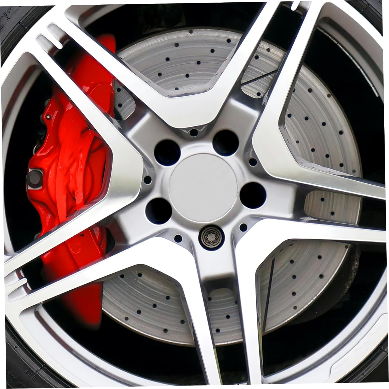 4 Pcs Wheel Rim Center Hub Covers Chrome Finish Automotive Rim Caps for Cars Suvs Trucks Durable Protection for Wheel Hubs with Easy Installation image number 2