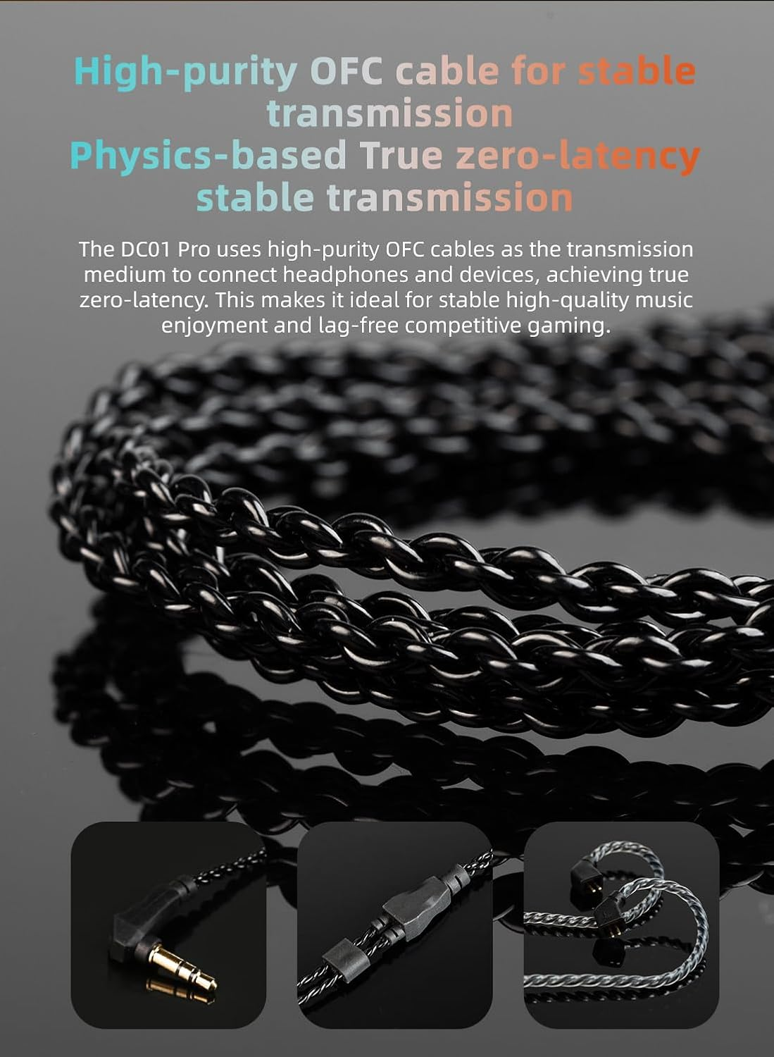 Keephifi CCZ DC01 Pro In-Ear Monitor Headphones, 1DD Bass Hifi IEM Headphones, V-Shape Tuning Wired In-Ear Earphones, Removable 2-Pin Z-OFC Cables for Musicians, Drummers (Green, No Micro)