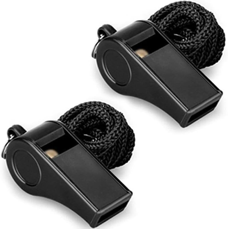 Whistle, Plastic Whistle for Coaches, Whistle Emergency Whistle for Adults Lifeguard Whistle with Lanyard Loud Crisp Sound Dog Whistle Referee Whistle Coach Whistle image number 1