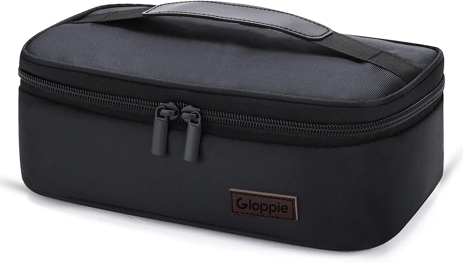 Gloppie Small Lunch Bag for Men Women Insulated Lunch Box Mini Lunchbox Kids Lunch Box Bag Adult Portable Cooler Bags Reusable Snack Bag Black - E. Green image number 3