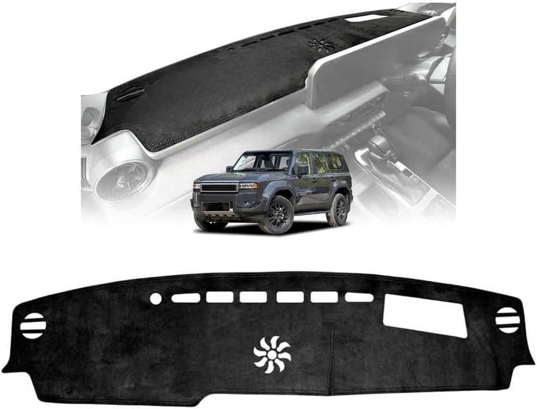 Dash Mat Non-Slip Pad Cover Fit for Toyota Prado 250 Series 2024-2025 Interior Accessories
