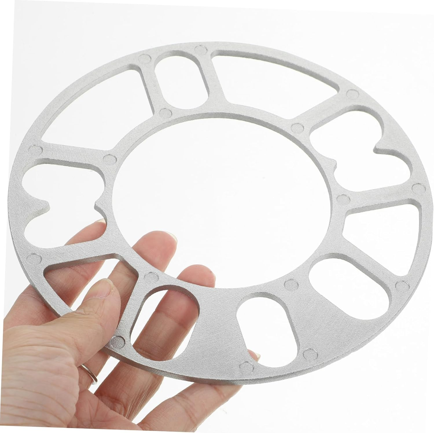 Gatuida 4Pcs Wheel Spacers Shims for Autocar Wheelbase Widening Stop Tyre Rubbing Metal Alloy Wheel Fixing