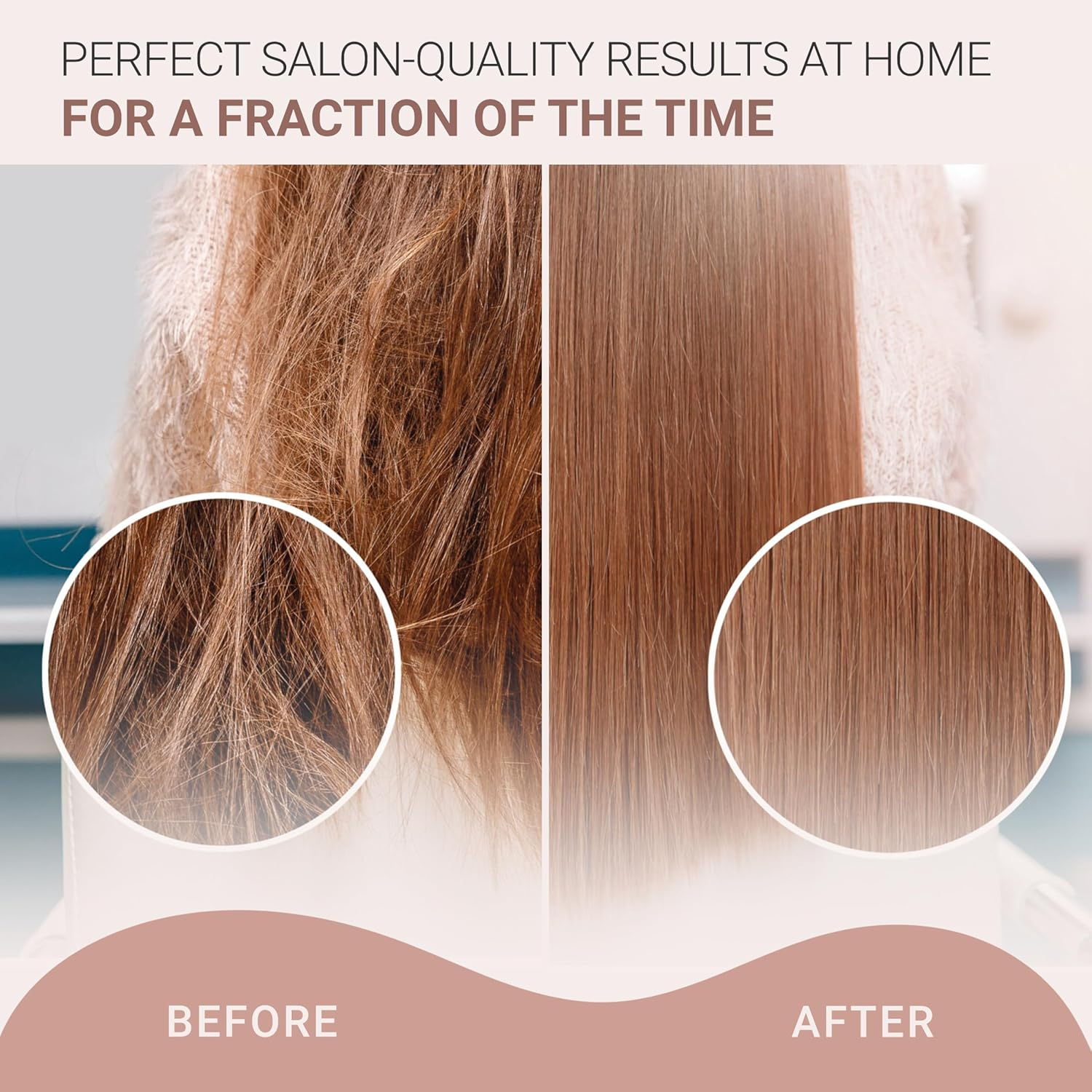 Hair Straightener Curls and Straighteners - Hair Styling Device with Ion Technology - Hair Straightener Straightener Hair Styler with Accessories (Germany) image number 5