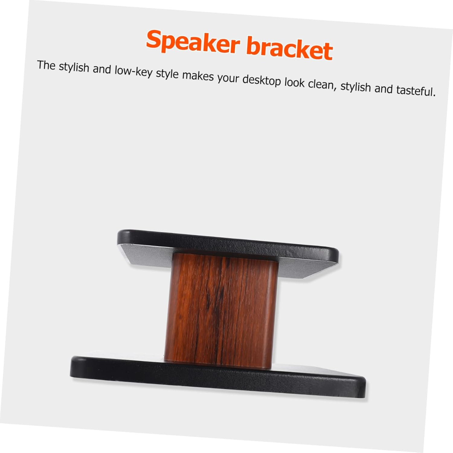 Jojofuny Speaker Stand Pair for Karaoke and Desktop Speakers 15Cm Height for Home Audio Surround Sound and Hifi Bookshelf Use image number 2