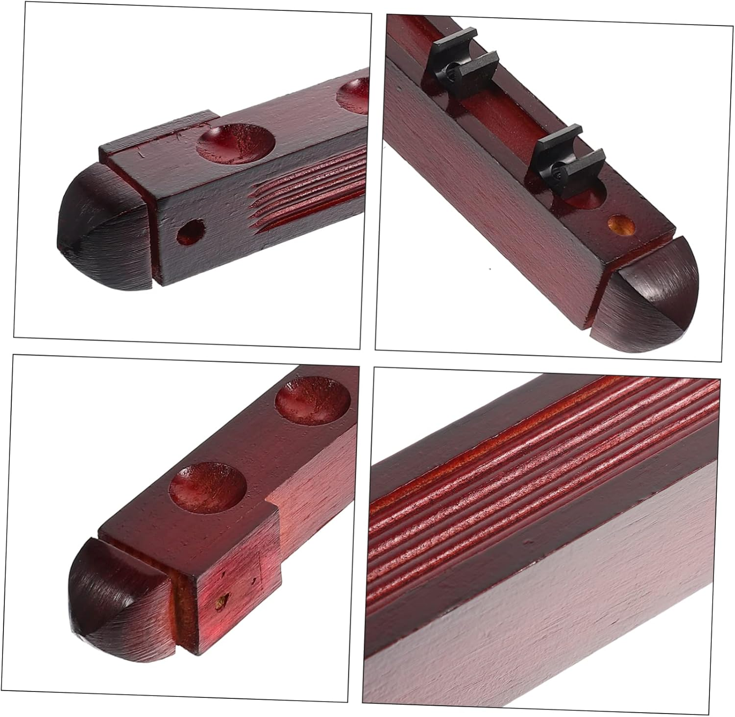 NAMOARLY 1Set Delicate Wall-Mounted Billiard Cue Rack Holder for Cues Versatile Storage and Display for Pool Sticks and Stylish Design