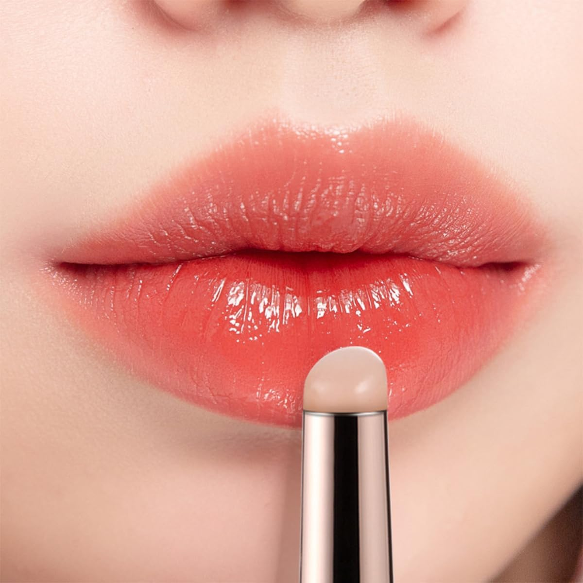 WELANE Silicone Lip Brush, 3 PCS Lip Makeup Brush for Lip Balm, Lip Gloss, Concealer (8.2 X 1.5Cm/3.22 X 0.59In)