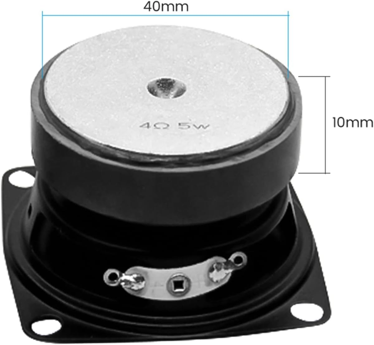 TGMGADANTV 2Pcs 2 Inch Portable Audio Mini Speaker 4 Ohm 5W 53MM Woofer Loudspeaker DIY Sound Speaker Home Theater Bookshelf Speaker image number 2