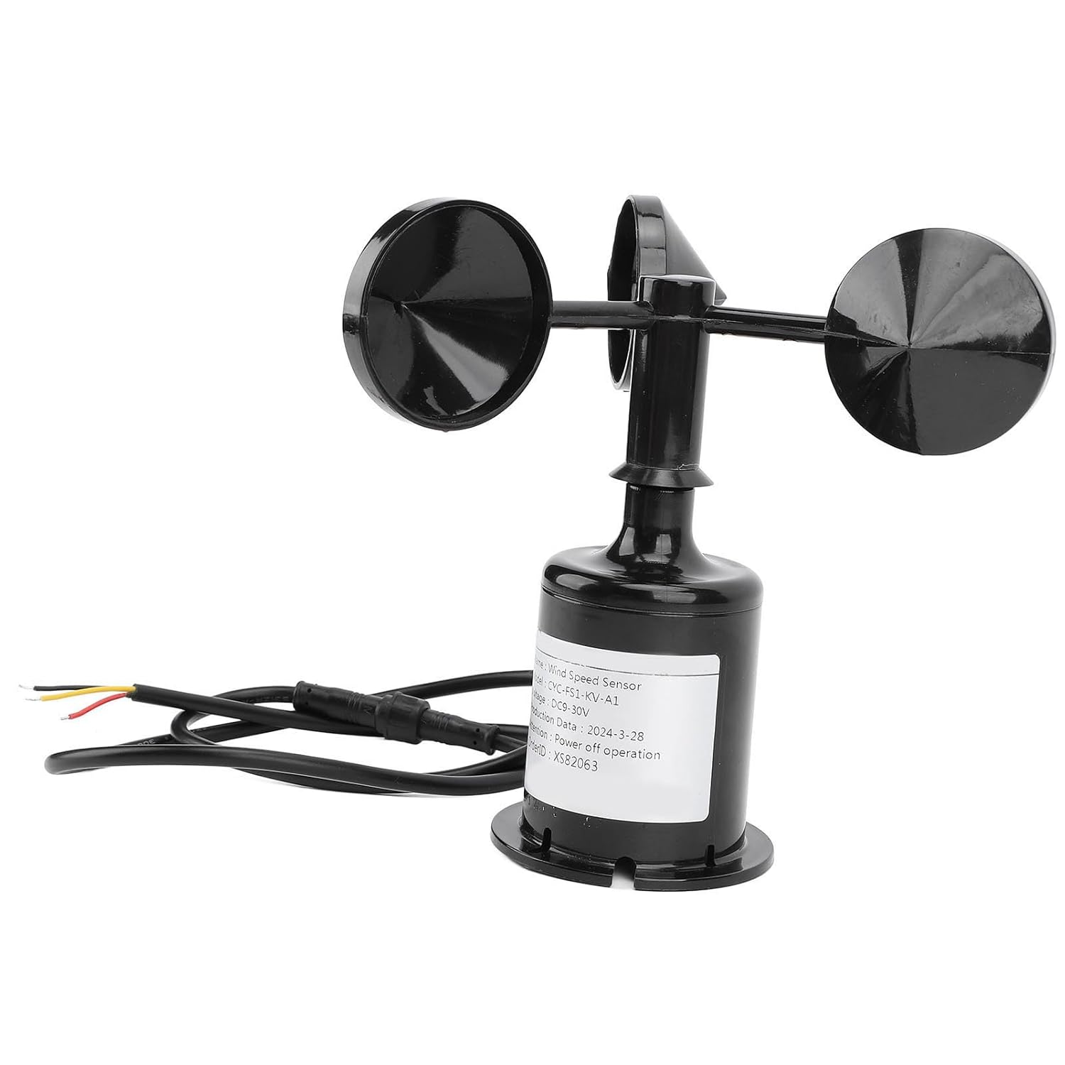 Haofy High Accuracy Outdoor Wind Speed Monitoring Sensor Anemometer for Greenhouses Weather Marine Ports Industrial Use image number 1