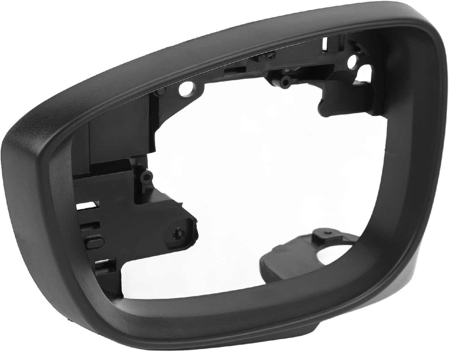 TOPINCN Precise Black Side Mirror Cover Frame Stylish Decorative Door Wing Mirror Frame Fit for MAZDA CX‑3 CX5, ABS Material, Replacement Installation,Fit for MAZDA CX-3 2015-2019 (Left) image number 5