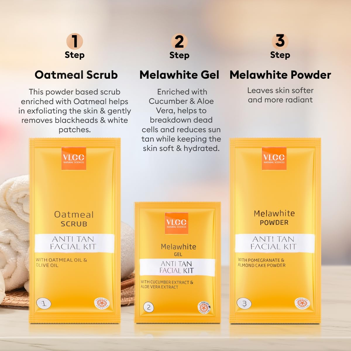 Vlcc Salon Series Anti-Tan Facial Kit image number 1