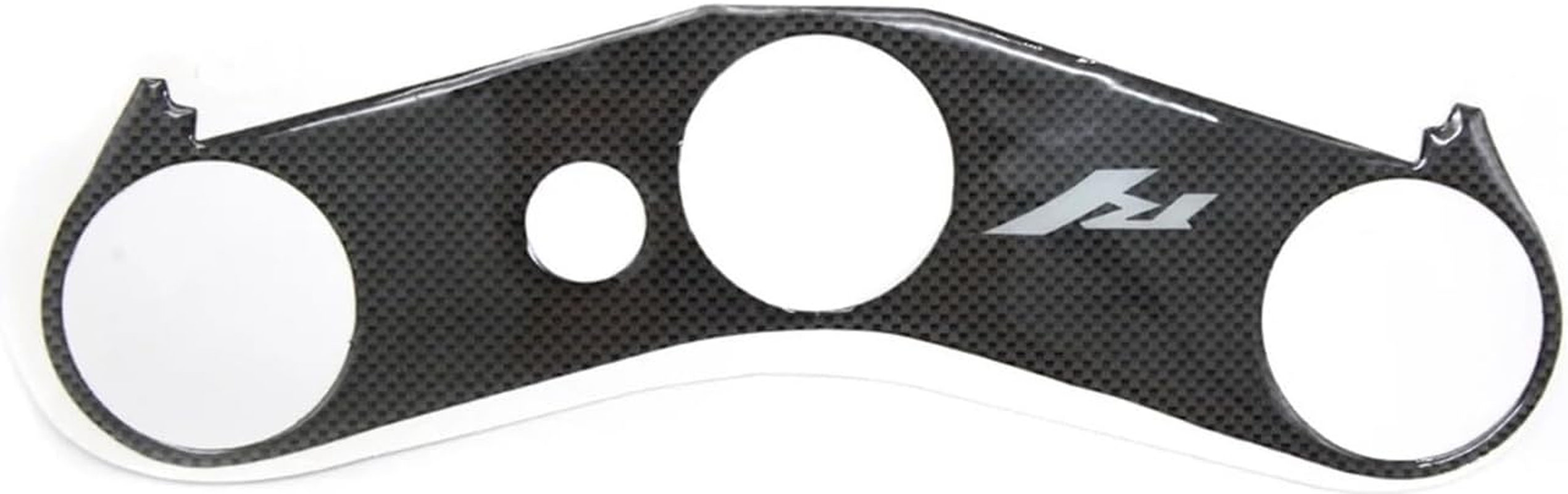 Jininshengxindianzi Compatible with Yamaha YZF-R1 YZF R1 YZFR1 2002 2003 2004 Motorcycle Tank Protection Plate Fork Badge Steering Bracket Cover Decal Sticker (Color : CF R1 Logo) - Cf image number 5