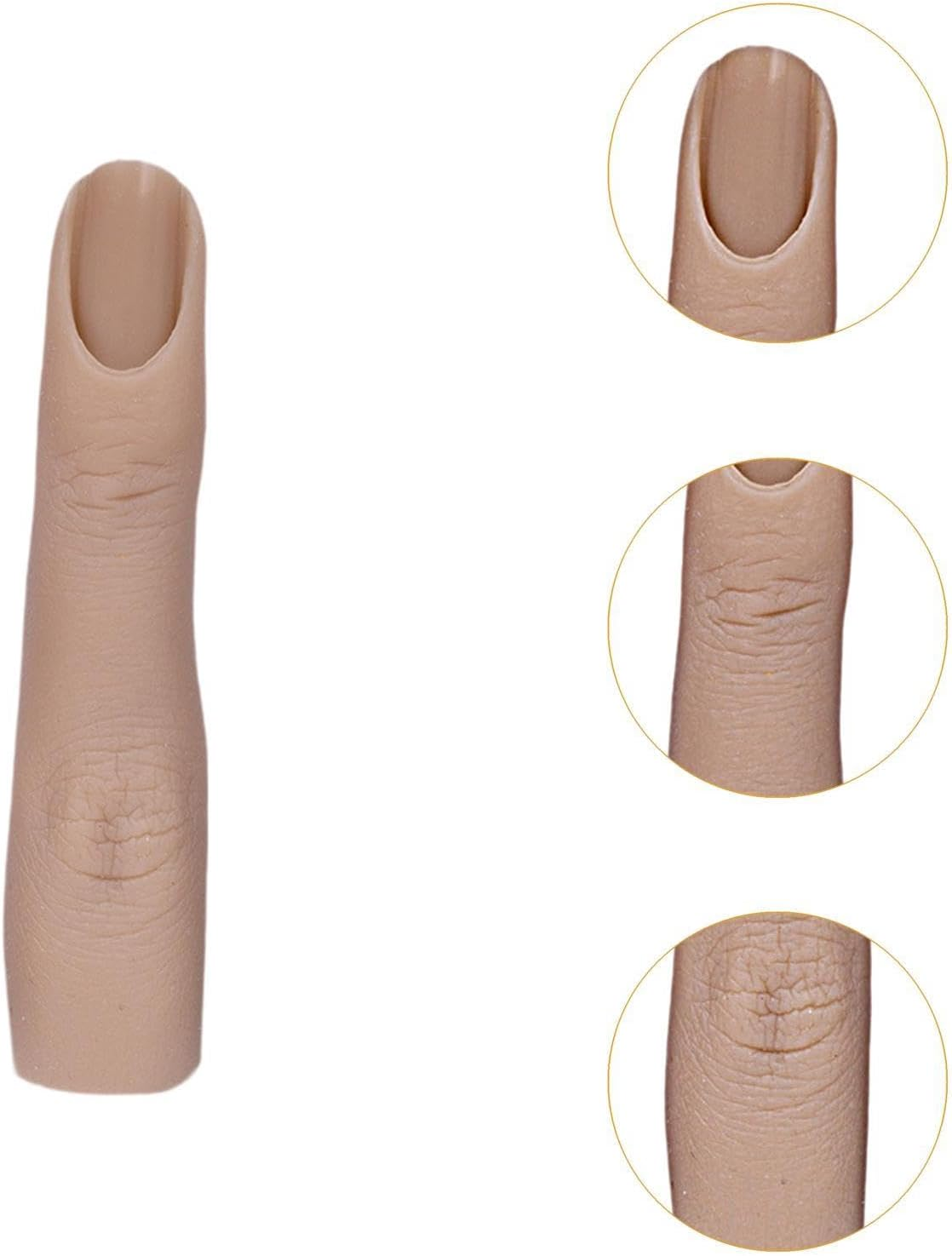 JAYIOLA Practice Fingers for Acrylic Nails, Nail Practice Fingers, Fake for Training image number 1