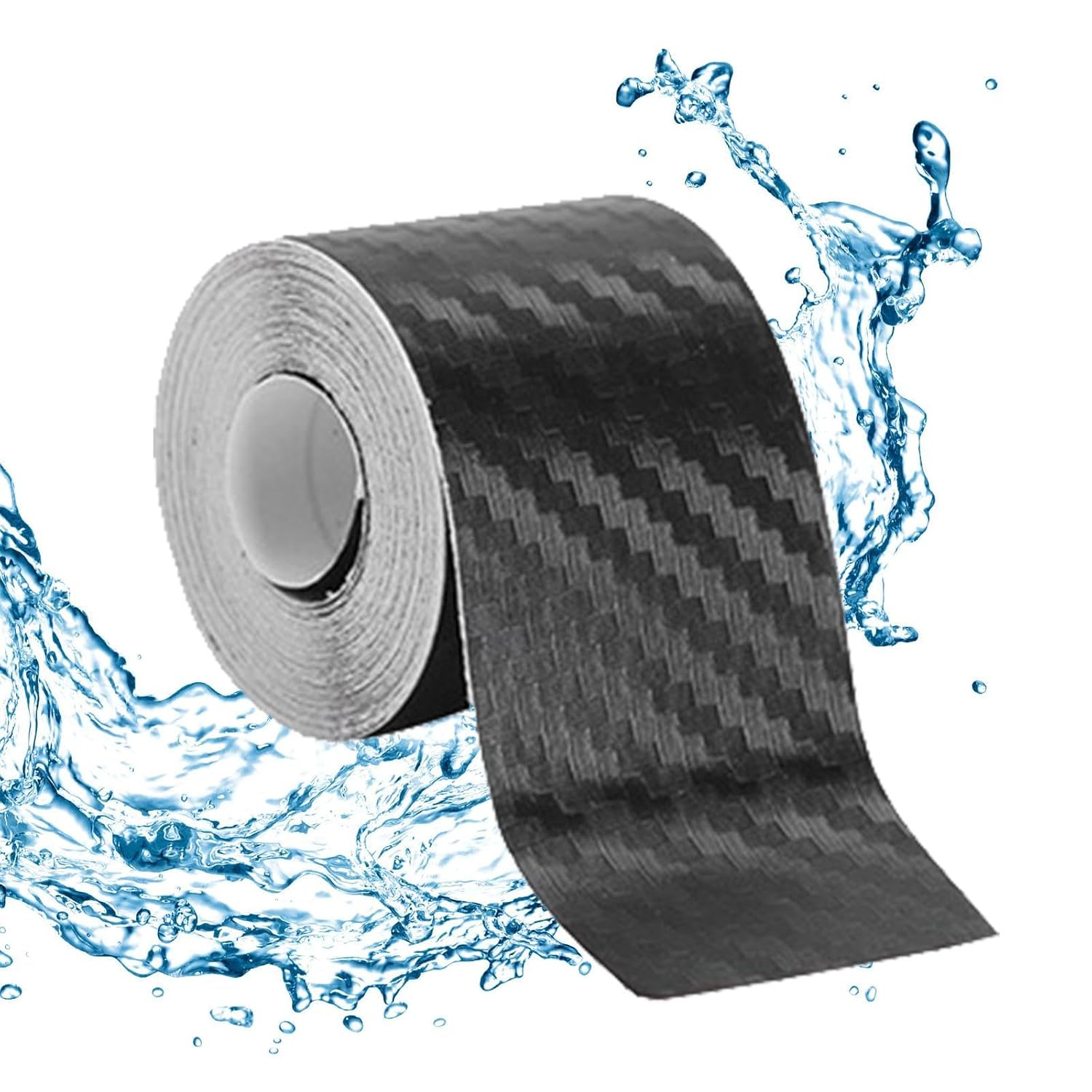 Carbon Fiber Film | Film Wrap Detailing Tape Stickers | Waterproof -Adhesive Twill Weave Sheet Sticker, Anti-Scratch Sticker for Car Dashboard, Bumper Swan-Au