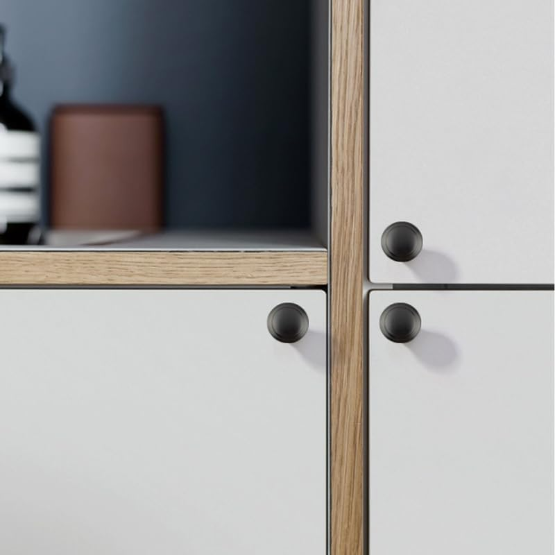 12 Pcs Black Cabinet Knobs, Betterjonny 20Mm round Kitchen Cupboard Handles for Your Home, Dresser and Cupboard,Living-Room, Kitchen, Bathroom, Office image number 5