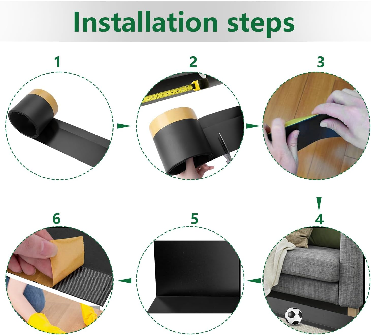 Under Couch Blocker,11Cm X3M Toy Blockers for under Sofa,9.84 Ft under Sofa Toy Blocker,Stop Things Going under Couch, Bed, Furniture