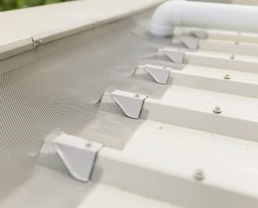Box Gutter Guard Mesh Kit 10 Meters 500Mm Aluminium Mesh with Fittings for Trimdek Roofing (Shale Grey) - Ironstone image number 2