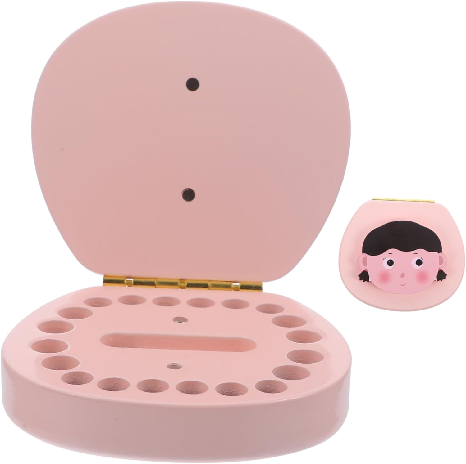 Boys and Girls Tooth Keepsake Box of Tooth Organizer Fairy Box Trinket Fetal Hair Saver image number 4
