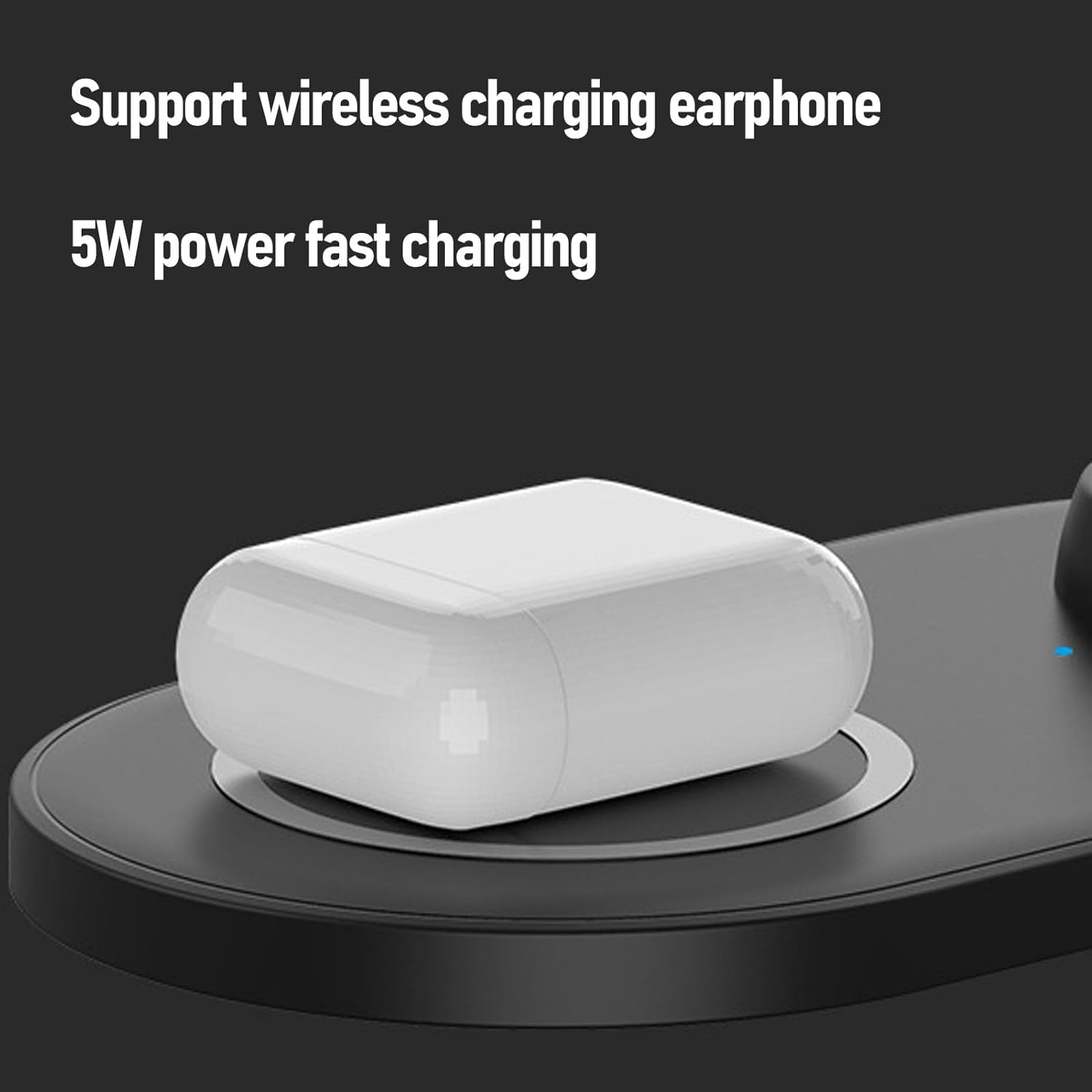 LED Desk Lamp with Wireless Charger for Home Office, Eye Caring 360 Degree Adjustable Reading Lamp with Wireless Charger, Stepless Dimmable Reading (Black) image number 6