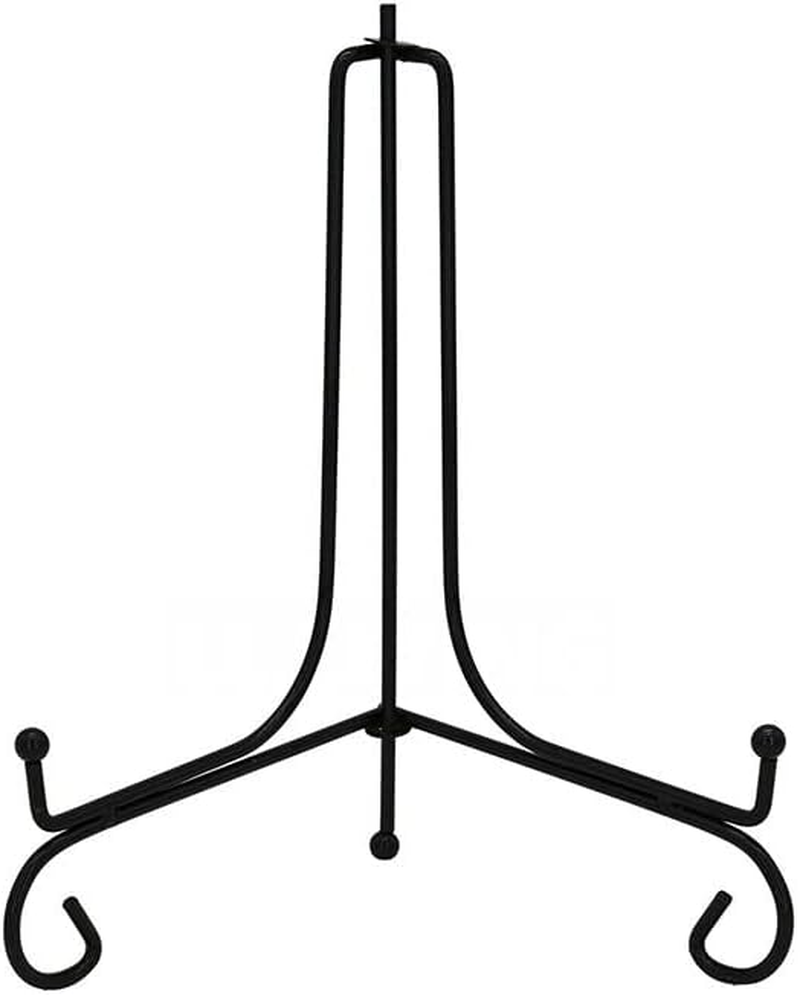 Plate Stands Iron Display Easel Photo Picture Bowl Dish Book Holder Frame Black - Adjustable and Stable, Perfect for Home and Gallery image number 4