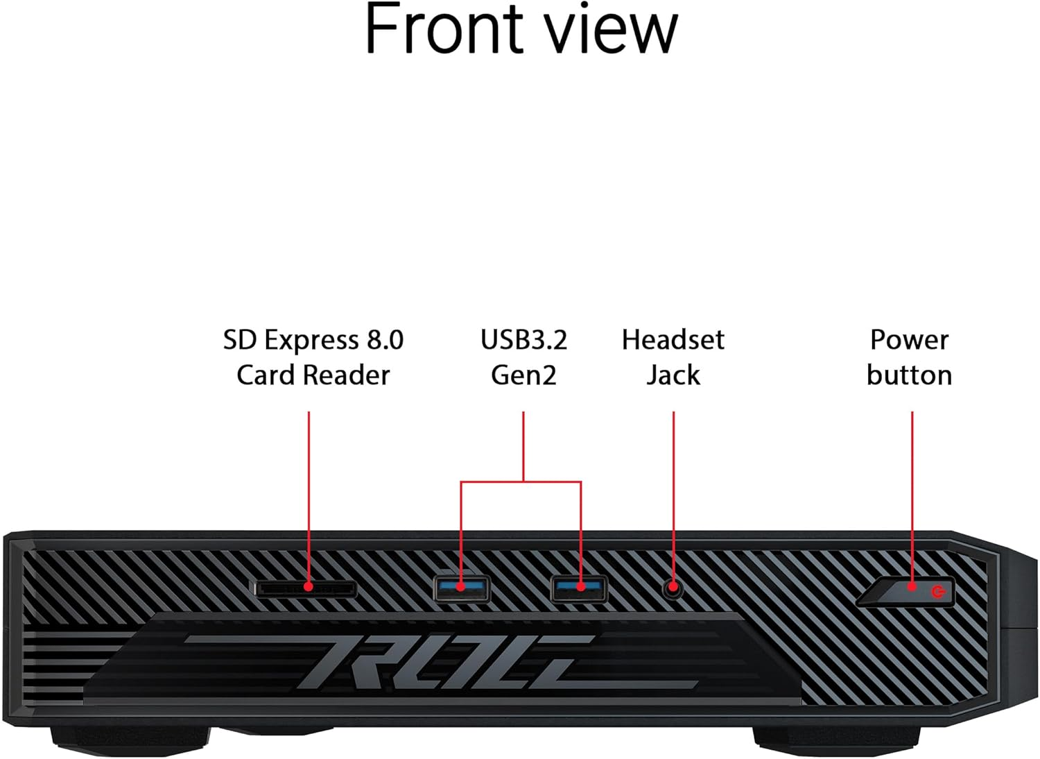 ASUS ROG NUC 970 Mini Gaming PC - Intel&reg; Core Ultra 9 185H | Geforce RTX 4070 8GB GDDR6 | 32GB DDR5 RAM | 1TB M.2 SSD | Wi-Fi 6E | Windows 11 Home