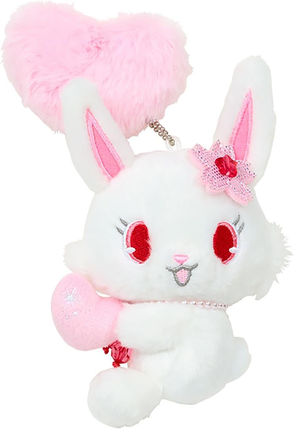 Sanrio 199214 Charmy Kitty (Honey Cute) Mascot Holder (Heisei Uraare Characters, Fluffy Heart)