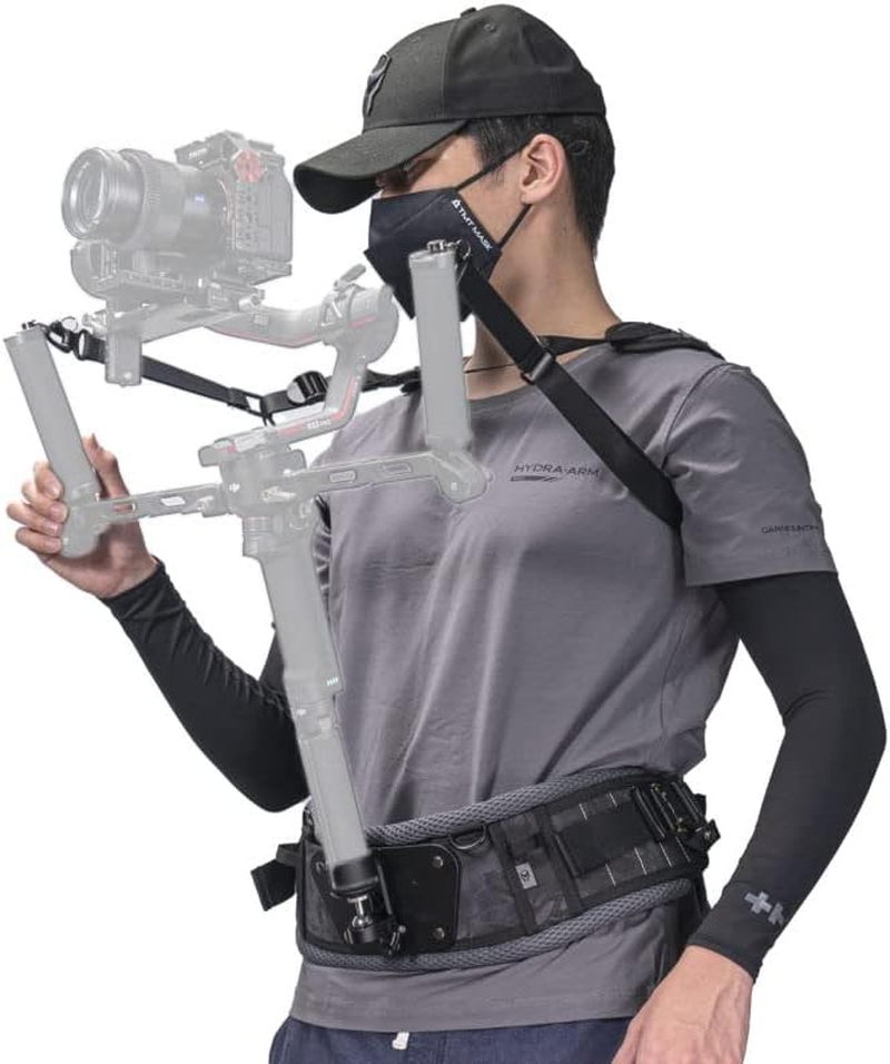 Tilta Lightweight Gimbal Support Vest | Compatible with DJI Ronin RS3 Pro/ RS4/ RS4 Pro | Ergonomic Support for Long Shoots | GSS-T04 image number 1