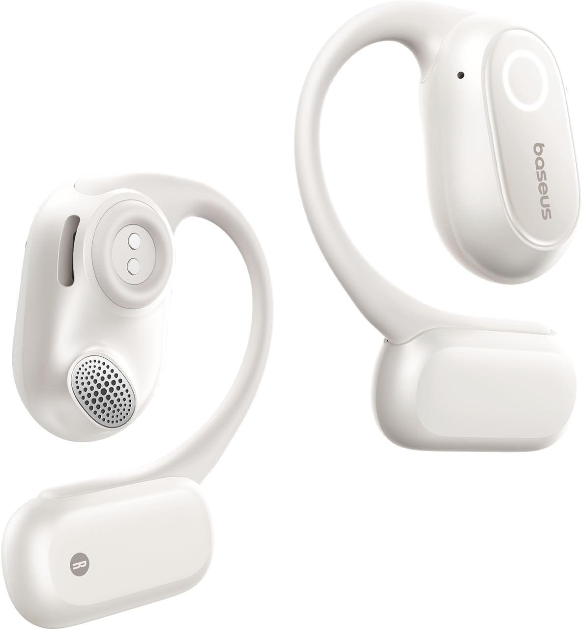 Baseus Bowie MF1 Bluetooth Headphones Open Acoustic Headsets Led Powerful Bass Ultralight IPX4 Waterproof Microphones ENC Wireless Earbuds Bluetooth 5.4 for Running Workout Fitness