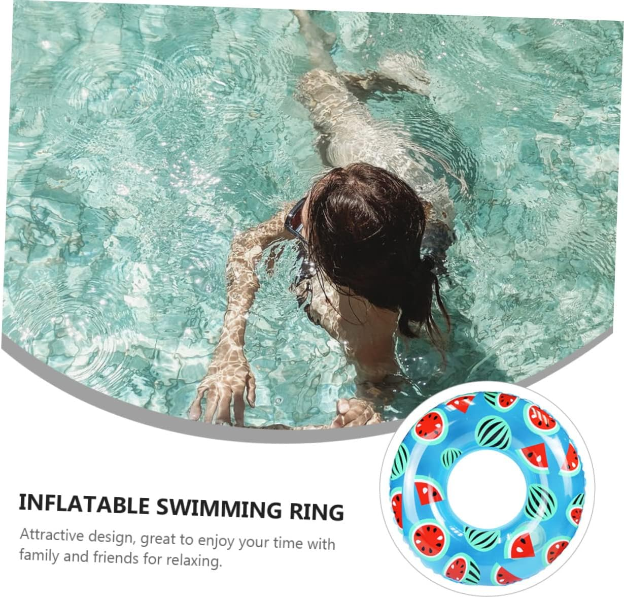 ERINGOGO Swimming Pool Ring Storage Bag Inflatable Ring Leakproof and for Adults and Boys and Girls image number 6