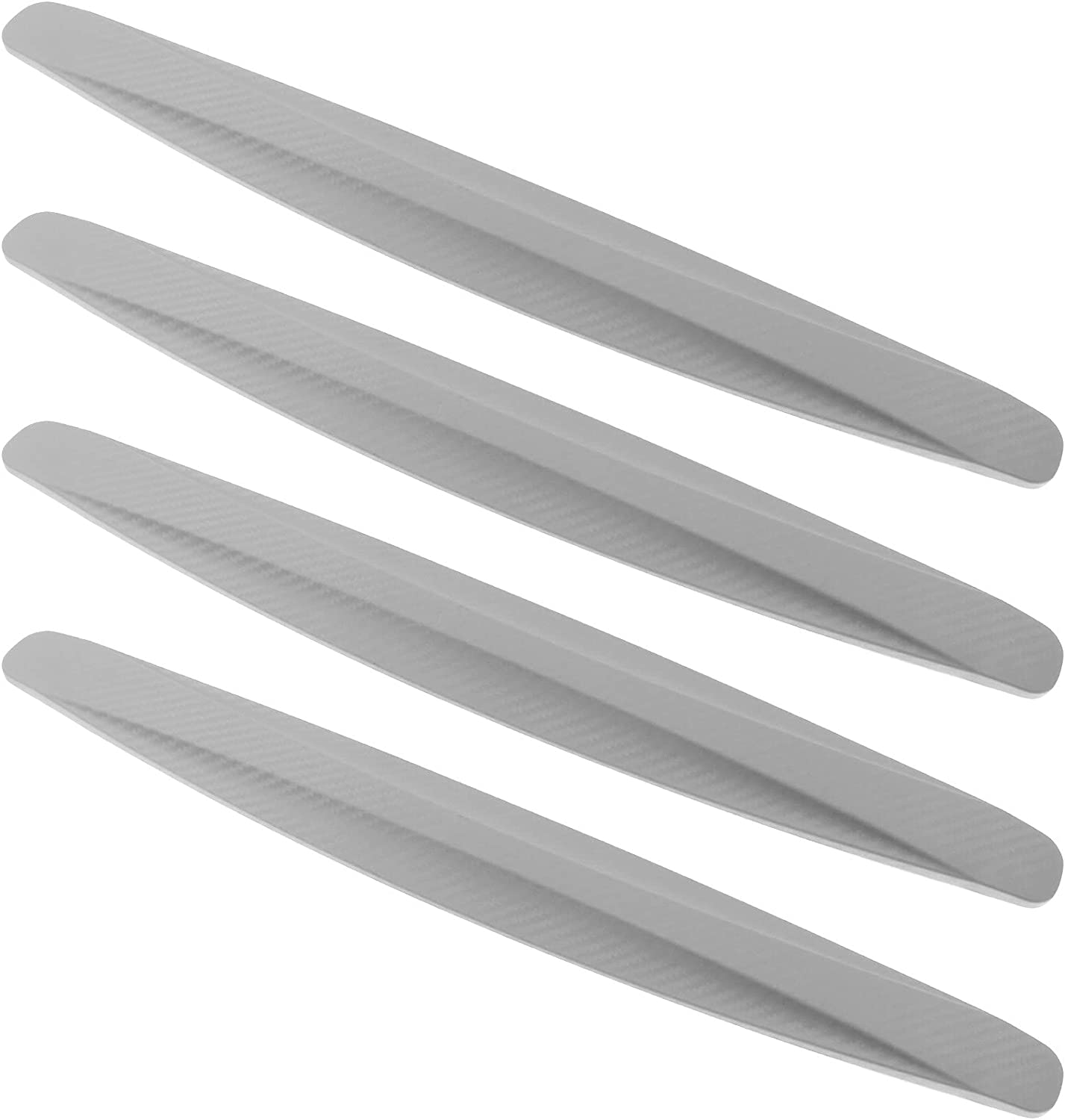 Bokwin 2-Packs Black Anti-Collision Patch Bumper Guard Strip Anti-Scratch Bumper Protector Trim Universal for Cars SUV Pickup Truck