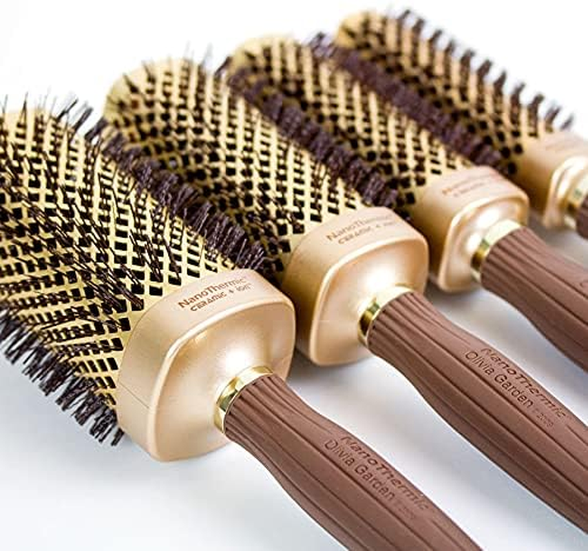 Olivia Garden Nanothermic Ceramic + Ion SQUARE Shaper Hairbrush image number 2