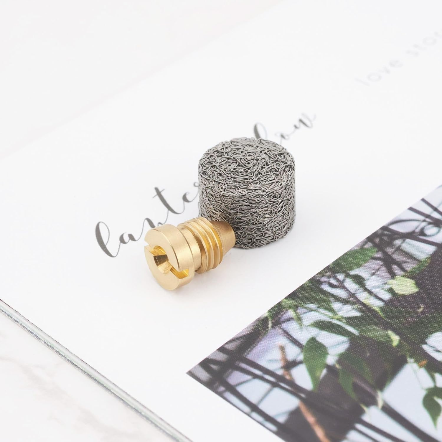 Be in Your Mind 2Sets 1.0Mm Brass Foam Cannon Orifice Nozzle Tips with Foam Maker Suitable for Snow Foam Lance Replacement Parts 3000 PSI image number 3