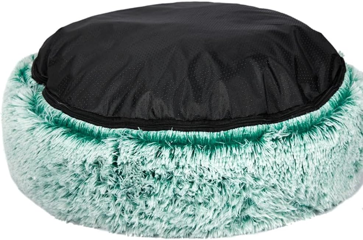 Pawz Replaceable Cover for Dog Calming Bed Nest Mat Soft Plush Kennel Teal XXL image number 4